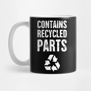 Recycled Parts | Funny Organ Donor Design Mug